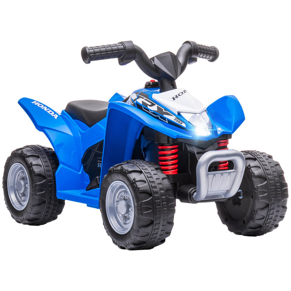 sconto Quad Elettrico per Bambini licenza ufficiale HONDA con Luci LED Clacson e Pedale Blu