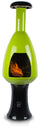 Cheminée Bioéthanol Sol Céramique 35x95 cm New Edge Vert et Noir