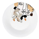 Piatto da Portata Ø35 cm  in Ceramica VdE Tivoli 1996 Face to grey 