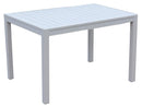 Tavolo da Giardino 70x53x75 cm in Alluminio Sullivan Bianco