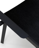 Set 4 Sedie 61x51,5xH82 cm in Legno e Metallo Woody capotavola Nero