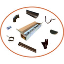 Kit Gronde per Casette di Legno con Falde 180/219 cm in Metallo Galvanizzato