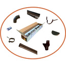 Kit Gronde per Casette di Legno con Falde 400/490 cm in Metallo Galvanizzato