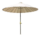 Ombrellone da Giardino Ø2,6 m Palo Ø38 mm in Alluminio Kraus Due Bianco
