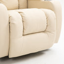 Poltrona Relax Massaggiante in Similpelle in Similpelle Beige