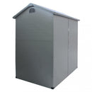 Casetta Box da Giardino Hause 134x192x204 h cm in Plastica Grigio chiaro