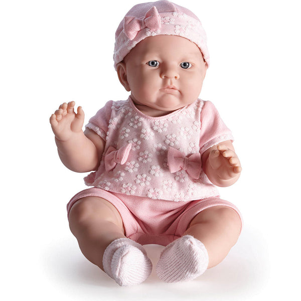 Poupée bébé nouveau-né Lily avec pyjama rose 46cm JC Toys online