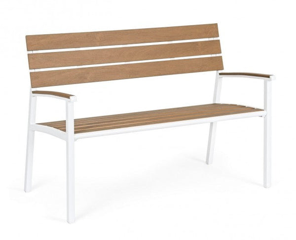 Banc Isak Blanc en Aluminium acquista