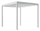 Pergola de Jardin 3x3m en Aluminium Blanc