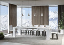Tavolo Allungabile 180-440x90x77 cm Roxell bianco frassino