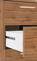 Scrivania 3 Cassetti e Ripiani a Giorno 160x60x90 cm New Selina Rovere Wotan  