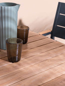 Tavolo da Esterno 75x75x75h cm in Alluminio e Acciaio E-Coating Zelmar Antracite  