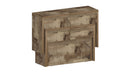 Set 2 Panche Allungabili 66/290x25x45 cm Pratika Singola A e B Acero Pereira  