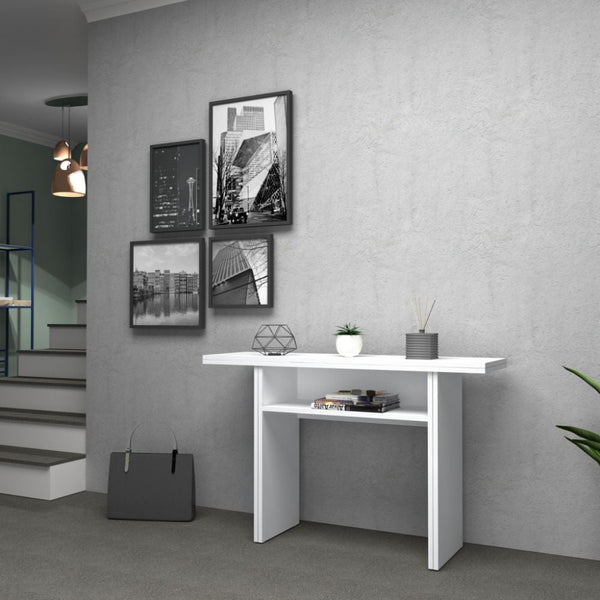 Consolle Allungabile 120x40/80x76 cm Ikebana bianco larice prezzo