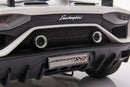 Macchina Elettrica per Bambini 12V con Licenza Lamborghini Aventador Bianca