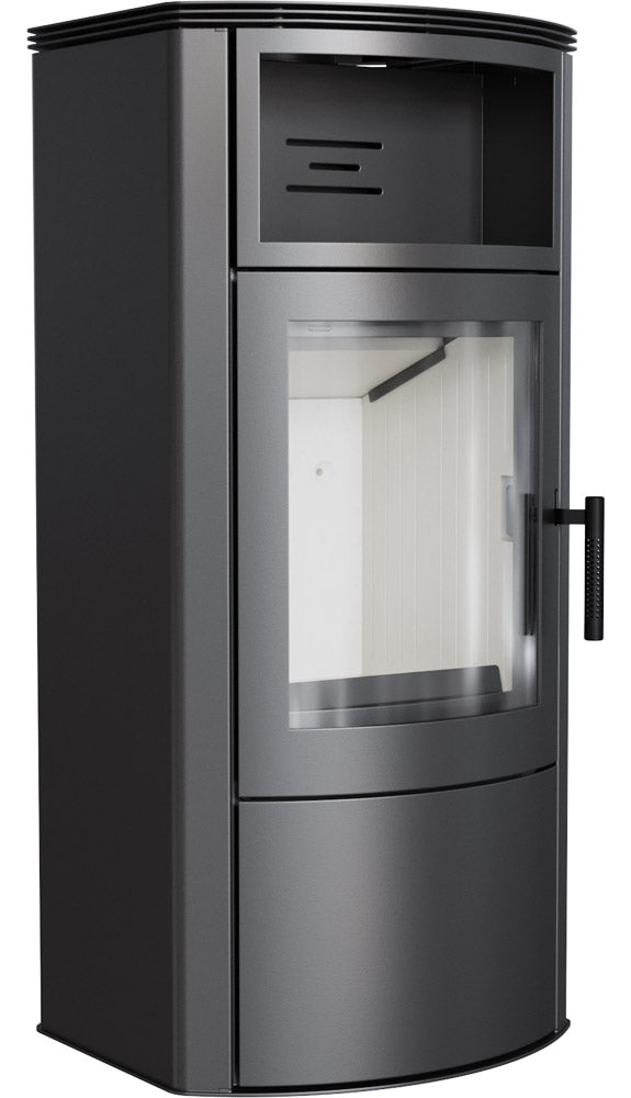 online Poêle à Bois 11KW en Acier Flig Vancouver Noir