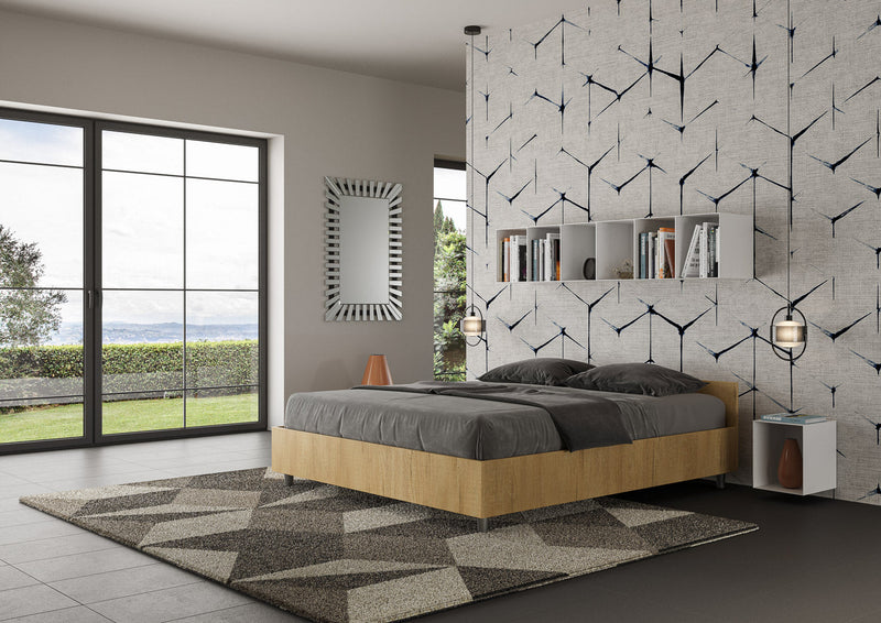 Letto Matrimoniale Nuamo Quercia Varie Misure