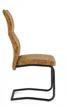 Set 4 Sedie 43,5x62x102h cm Thelma Velluto Giallo 