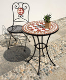 Sedia Pieghevoli da Giardino 40x50x93 cm in Ferro Nere