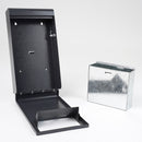 Posacenere da Parete 20x36x7 cm in Metallo Antracite