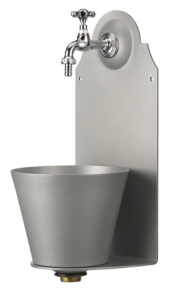 sconto Fontaine murale de jardin avec robinet en aluminium Belfer 42/PR