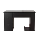 Scrivania da Ufficio Porta PC con Ripiano Tastiera Nera 120x60x74 cm 