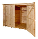 Casetta Box da Giardino per Biciclette 2x1,2 m con Pavimento in Legno Picea Massello 16mm Eden