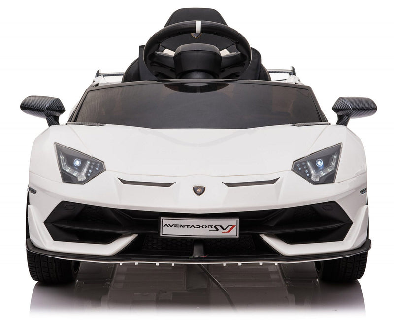 Macchina Elettrica per Bambini 12V con Licenza Lamborghini Aventador Bianca