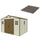 Plancher pour Jardinière 325x240x233 cm en Plastique Gris