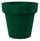 Vase Ø160x148 cm en Résine Arkema POT XL Vert Foncé