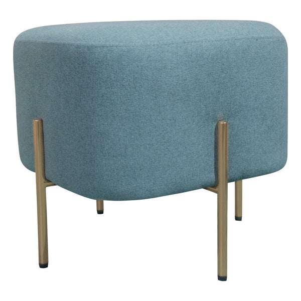 acquista Pouf Poggiapiedi 41x41x41 cm in Tessuto Kate Verde