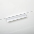 Mobile 2 Ante 1 Cassetto 70x35x92 cm in Truciolato Bianco
