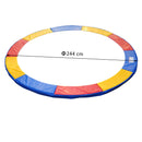Copertura per Trampolino Elastico Rosso Giallo e Blu Ø244 cm 