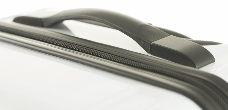 Trolley Valigia Bagaglio a Mano Rigida in Policarbonato 4 Ruote TSA Soriani Bianco