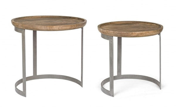 online Set 2 Tavolini Rotondi Narvik