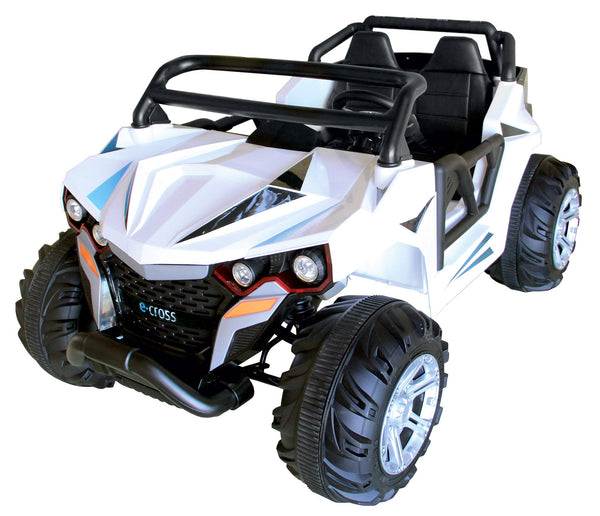 sconto Voiture électrique pour enfants 2 places 24V Miller E-Cross Blanc