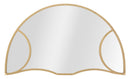 Specchio Sunshine 110x2,5x66 cm in Ferro e MDF Oro