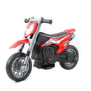 Moto Elettrica per Bambini 6V Motocross Rossa