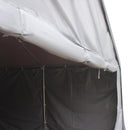 Tendostruttura da Giardino 7,95x3,95m in Acciaio e PVC Grigio