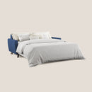 Divano Letto 3 Posti 188x97x96 cm in Tessuto Blu