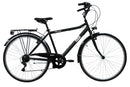 Bicicletta da Trekking Uomo 28” 6V in Acciaio Manhattan Nera
