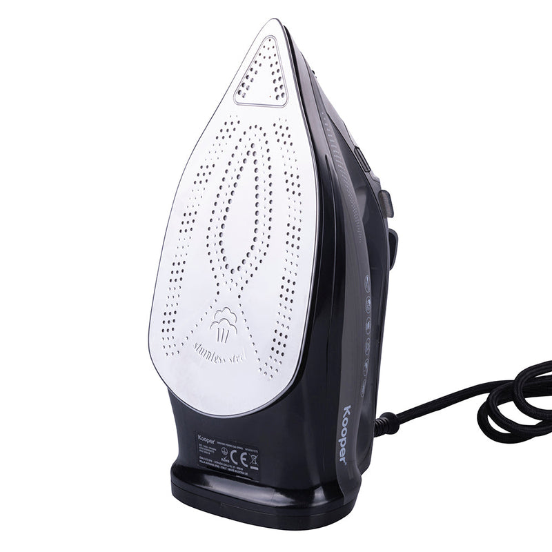 Ferro da Stiro 320ml 2600W Kooper Electra Grigio e Nero