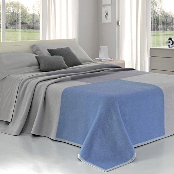 Couverture Pure Laine 450gr Cober Square Gris online