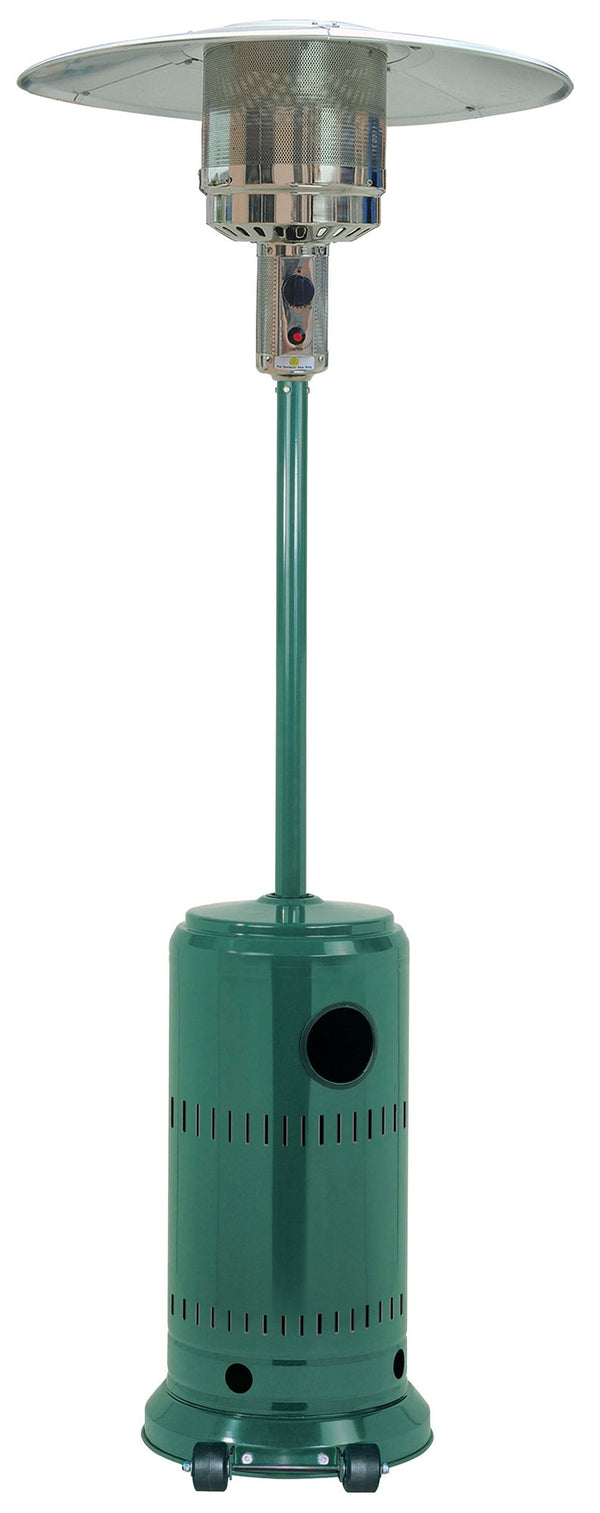 Réchaud d'extérieur champignon à gaz GPL en acier vert Bauer acquista