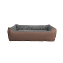 Cuccia per Cani e Gatti Doubleface in Poliestere Love Tortora Varie Misure