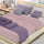 Cober Coprice Couverture en mélange de coton rose poudré