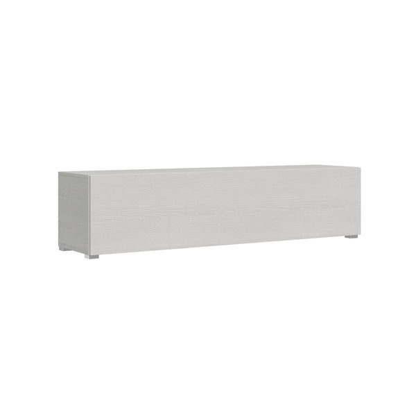 Mobile TV con Anta a Ribalta e Passacavi 173,6x40x39,6 cm con piedini Bianco Frassino online