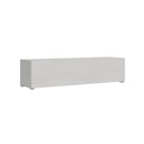 Mobile TV con Anta a Ribalta e Passacavi 173,6x40x39,6 cm con piedini Bianco Frassino
