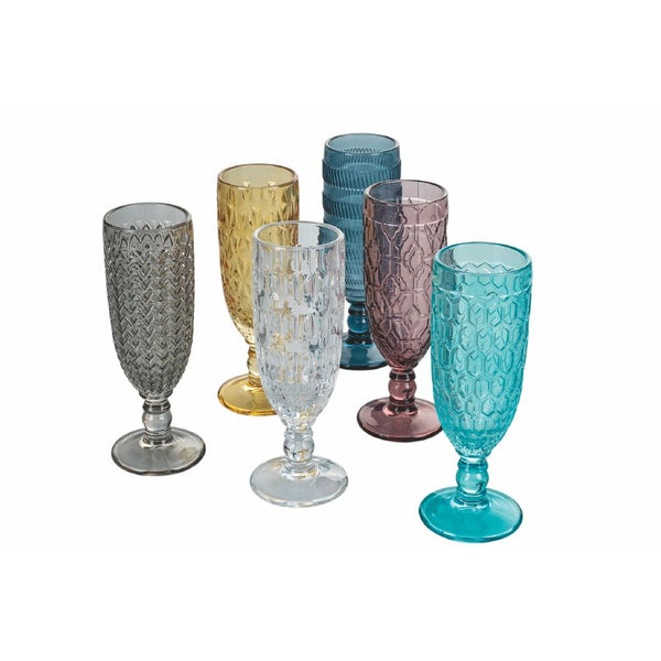 Set 6 Verres à Champagne Geometries Glass Villa d'Este Home Tivoli 6 Couleurs Différentes online