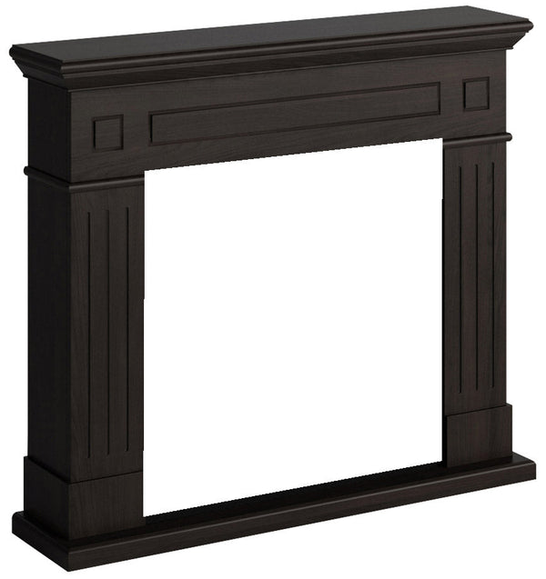 online Cadre de cheminée en bois MDF 110x94,9x24,9 cm Tagu Larsen Wengè